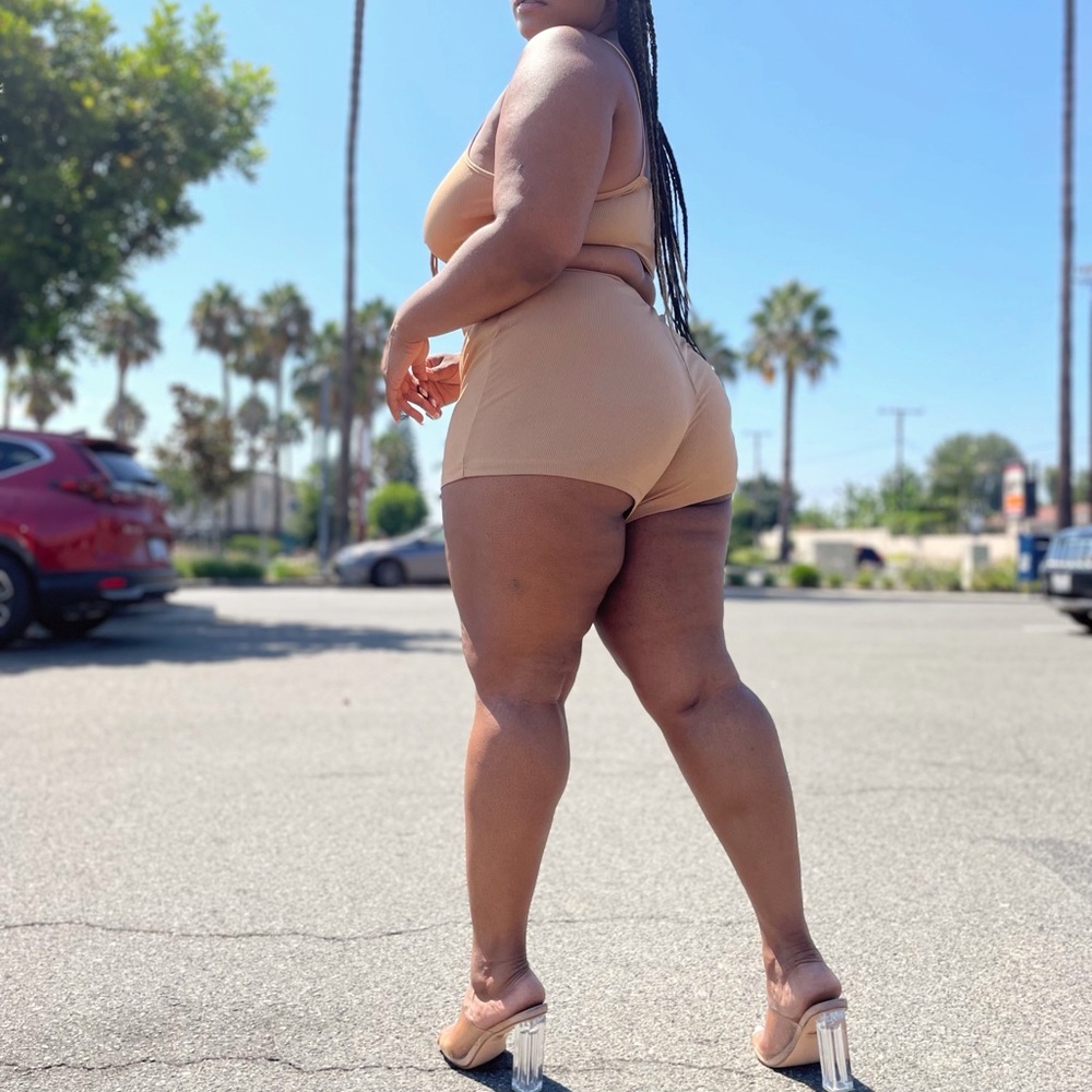 Shein 3 piece set beige